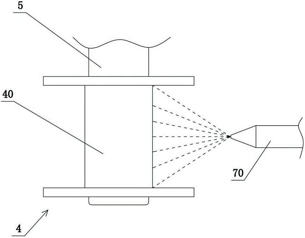 Automatic liquid feeding and tape head winding method for thread seal tape