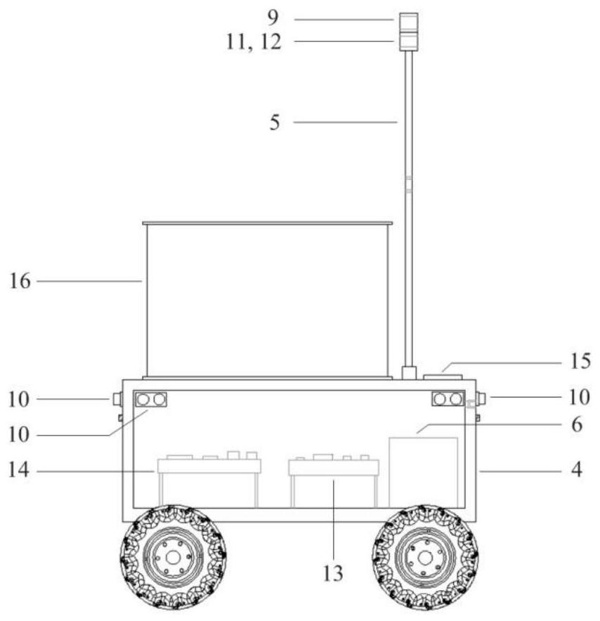 Indoor following robot system and operation method
