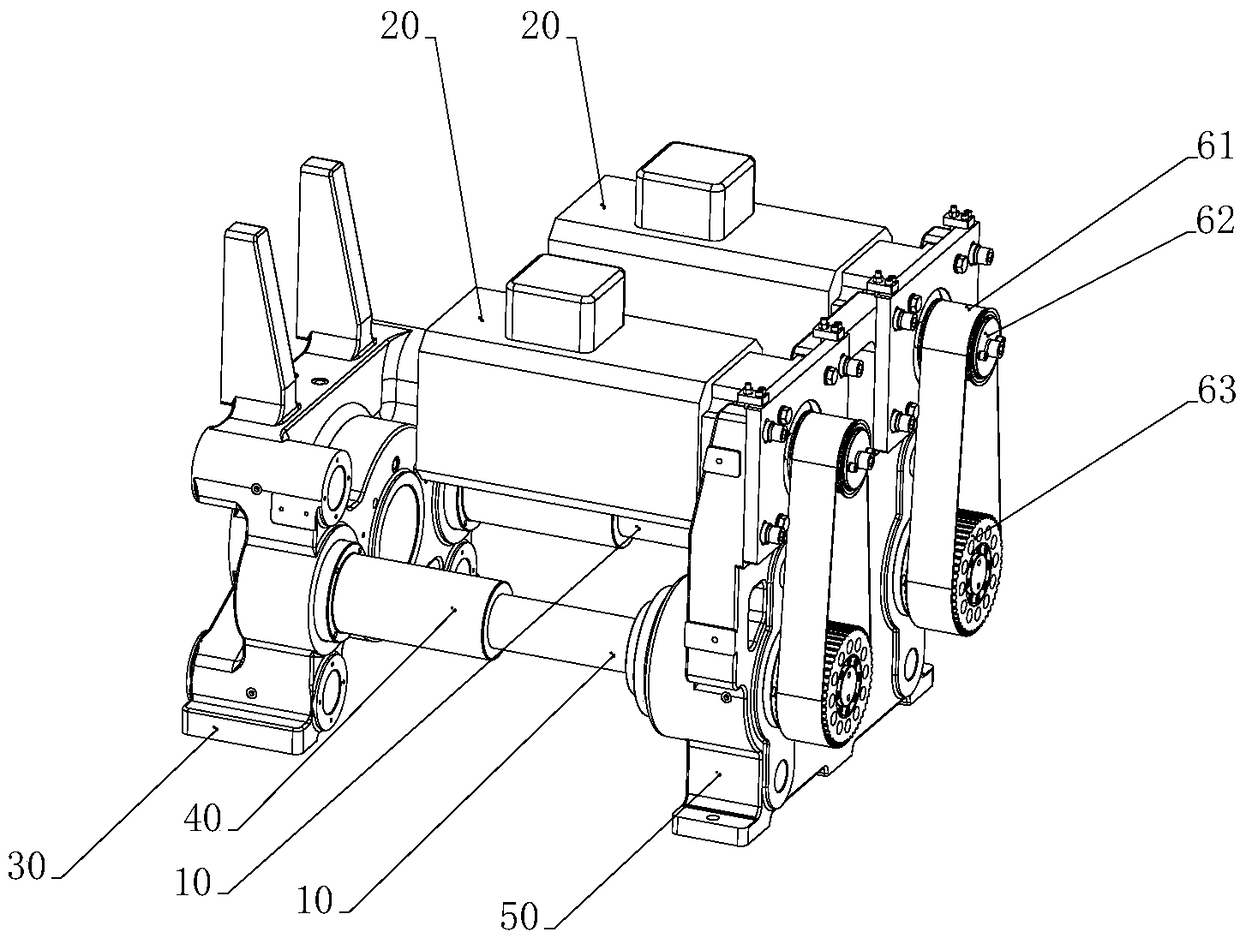 Glue jet drive mechanism