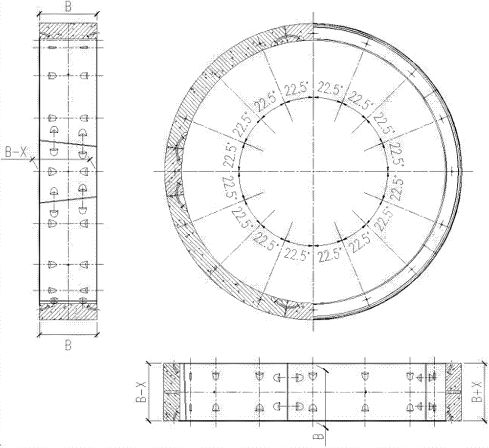 Shield structure tunnel curve section duct piece pre-assembly type selection design method based on BIM technology