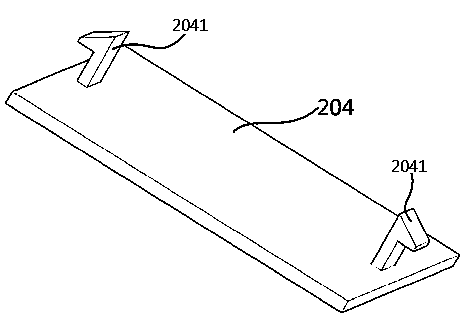 Electrical connector male head, electrical connector female base and electrical module