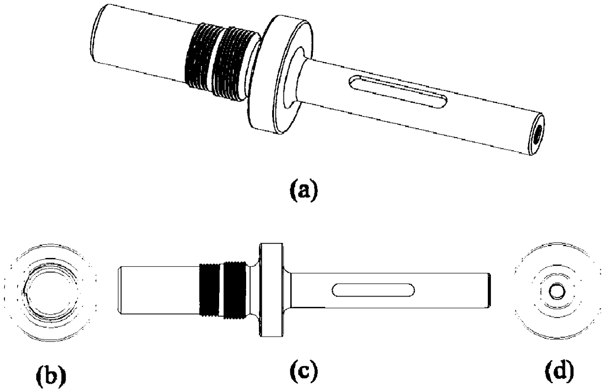 A high-temperature tensile fatigue test fixture and method for flat specimens