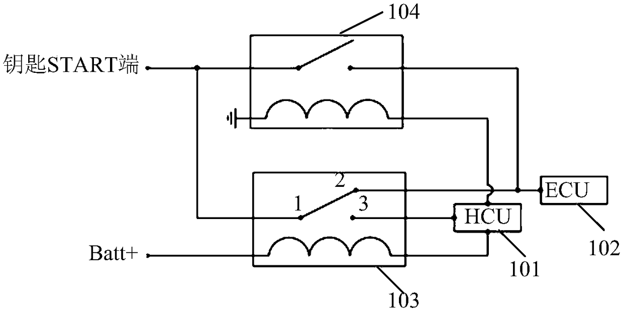 A starting signal acquisition circuit and acquisition method