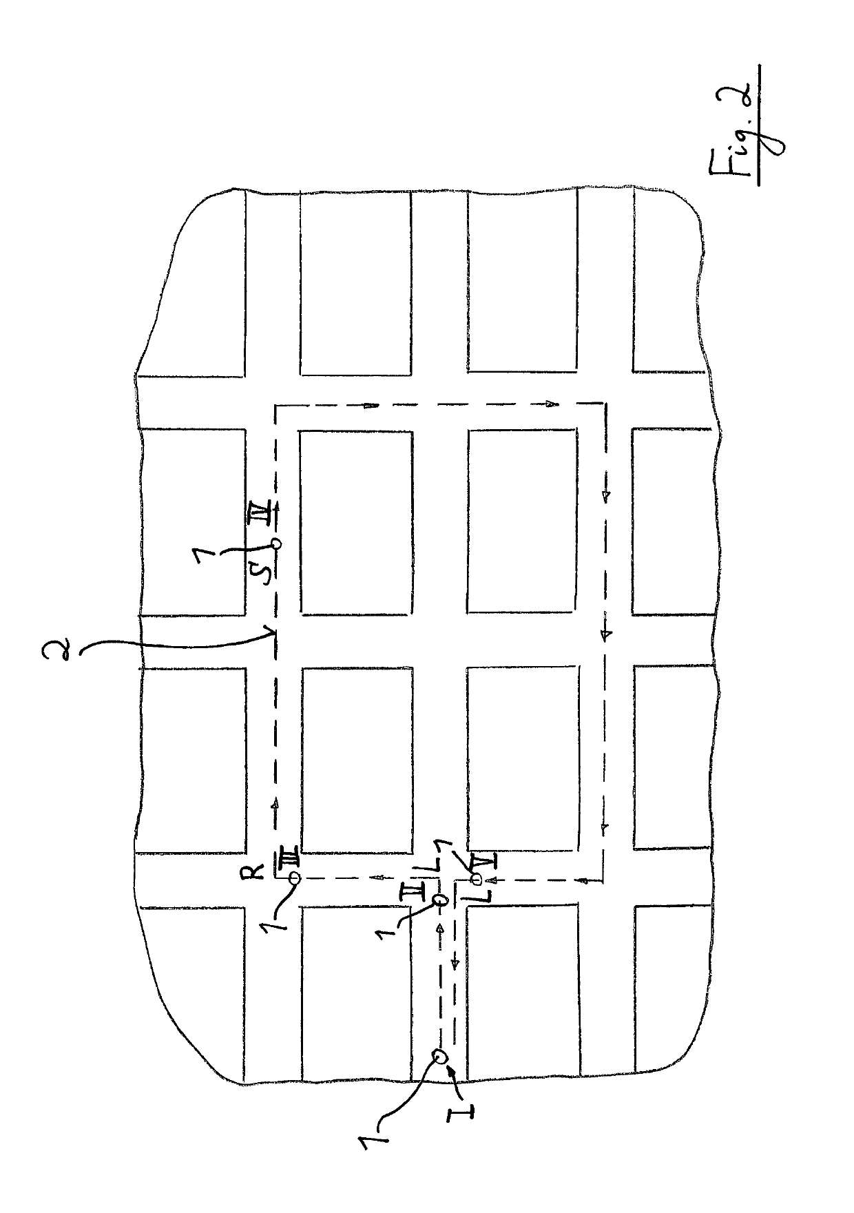 Method and device for guiding a runner or walker along a predetermined running or walking path