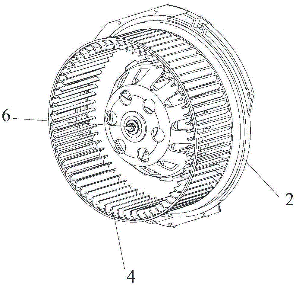Draught fan assembly, air conditioner and air conditioner assembly method