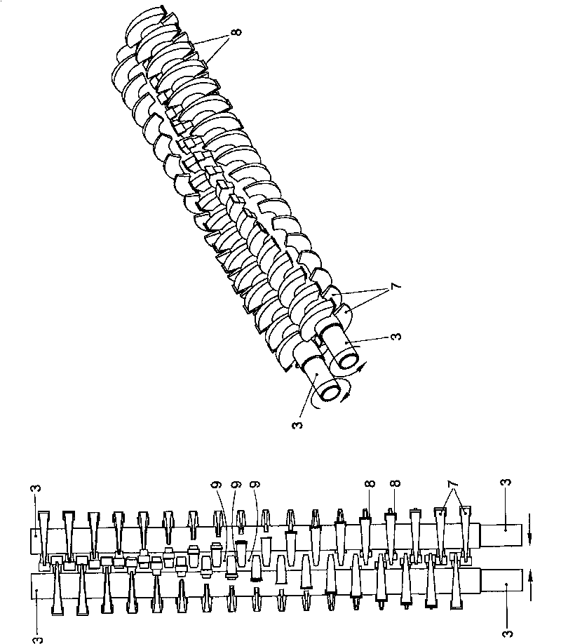 Apparatus for heat exchange with radial mixing