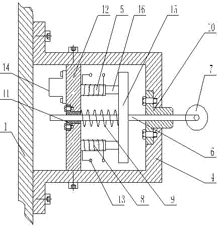 Horizontal inductive tension detecting device for steel wire rope and horizontal inductive tension detecting method for same