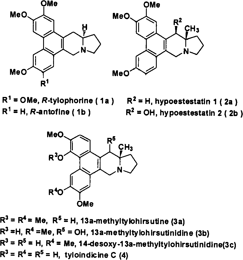 Phenanthroindolizidine (or phenanthroquinolizidine) alkaloid derivatives, preparation methods and anti-plant virus activities thereof