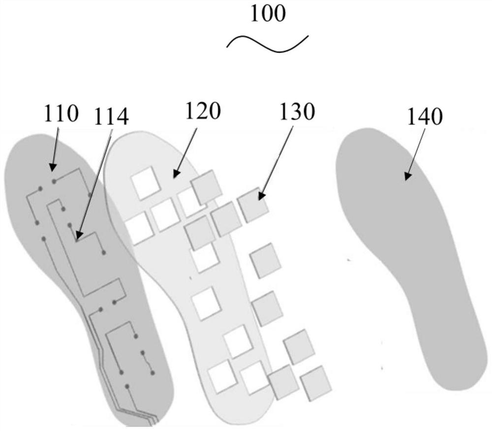 Intelligent insole, preparation method thereof and foot pressure monitoring system