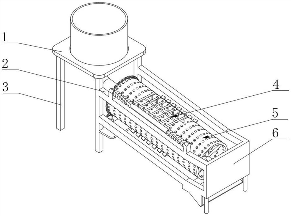 Gravel screening device based on machine-made sand production