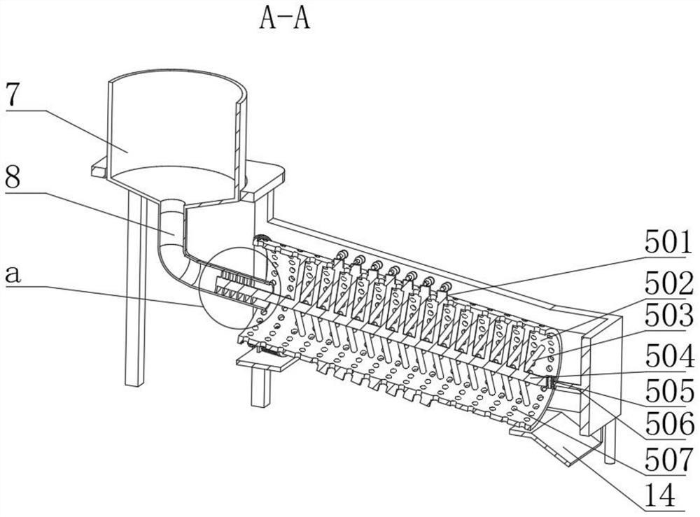 Gravel screening device based on machine-made sand production