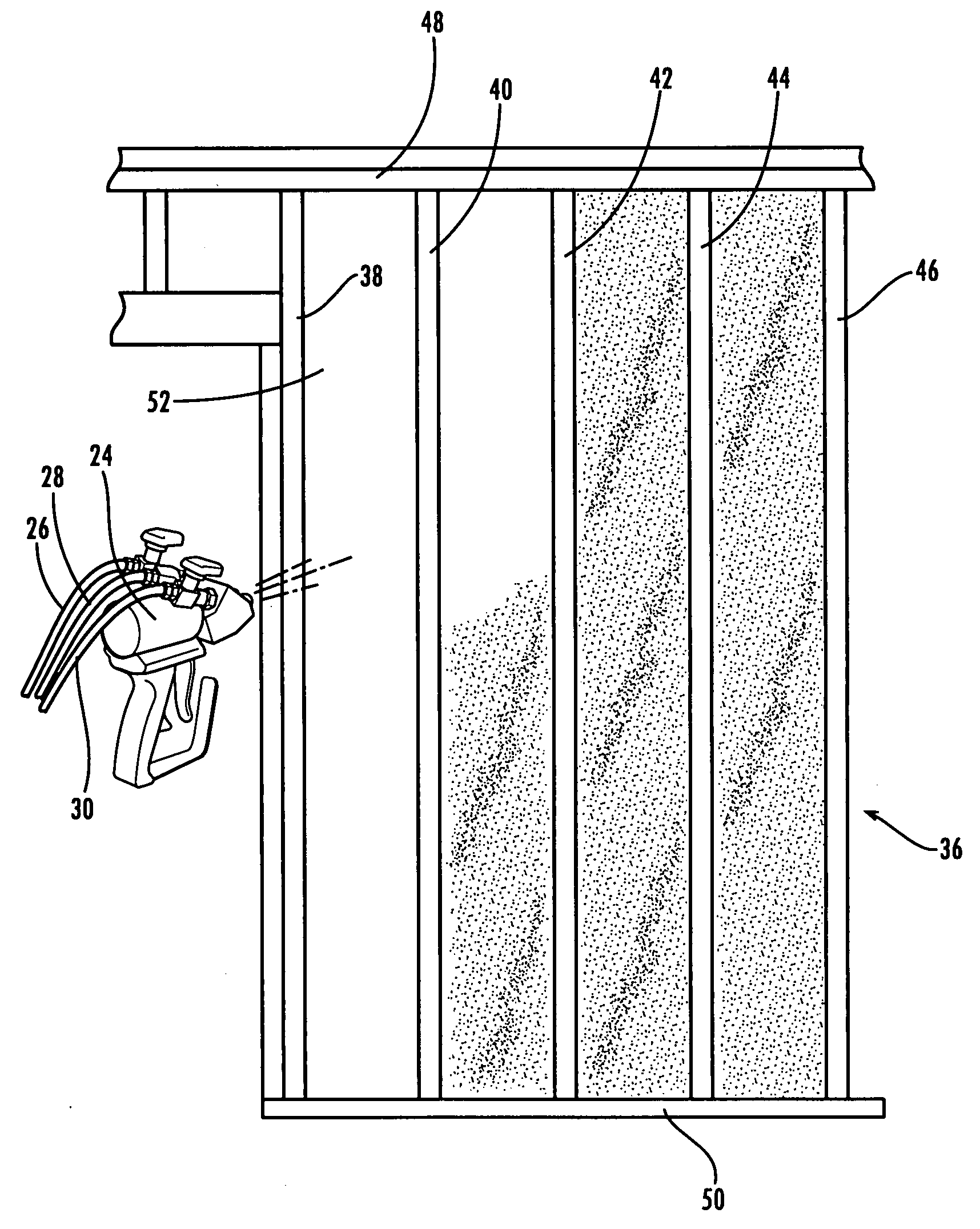 Latex foam insulation and method of making and using same