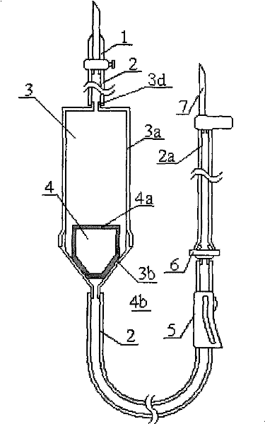 Infusion apparatus capable of preventing blood returning