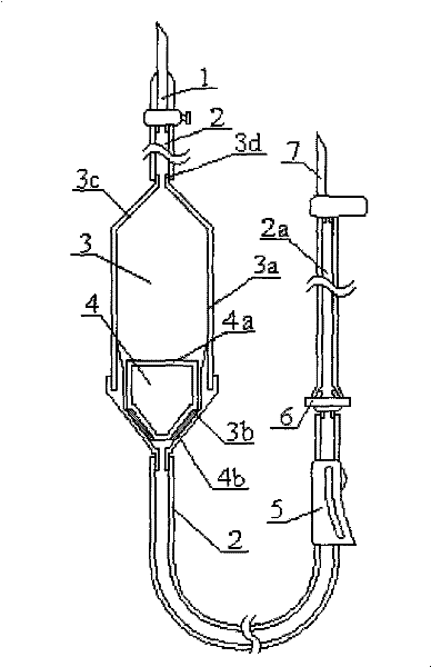 Infusion apparatus capable of preventing blood returning