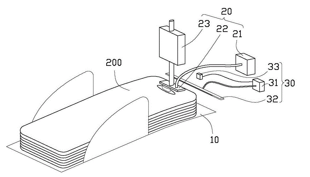 Flaky object separate-taking mechanism and method