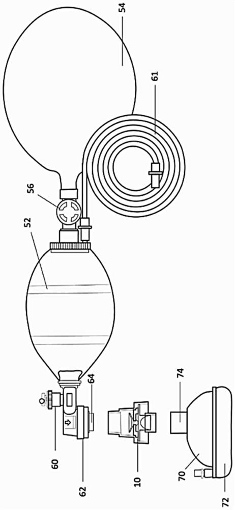 Pressure safety device for bag valve mask