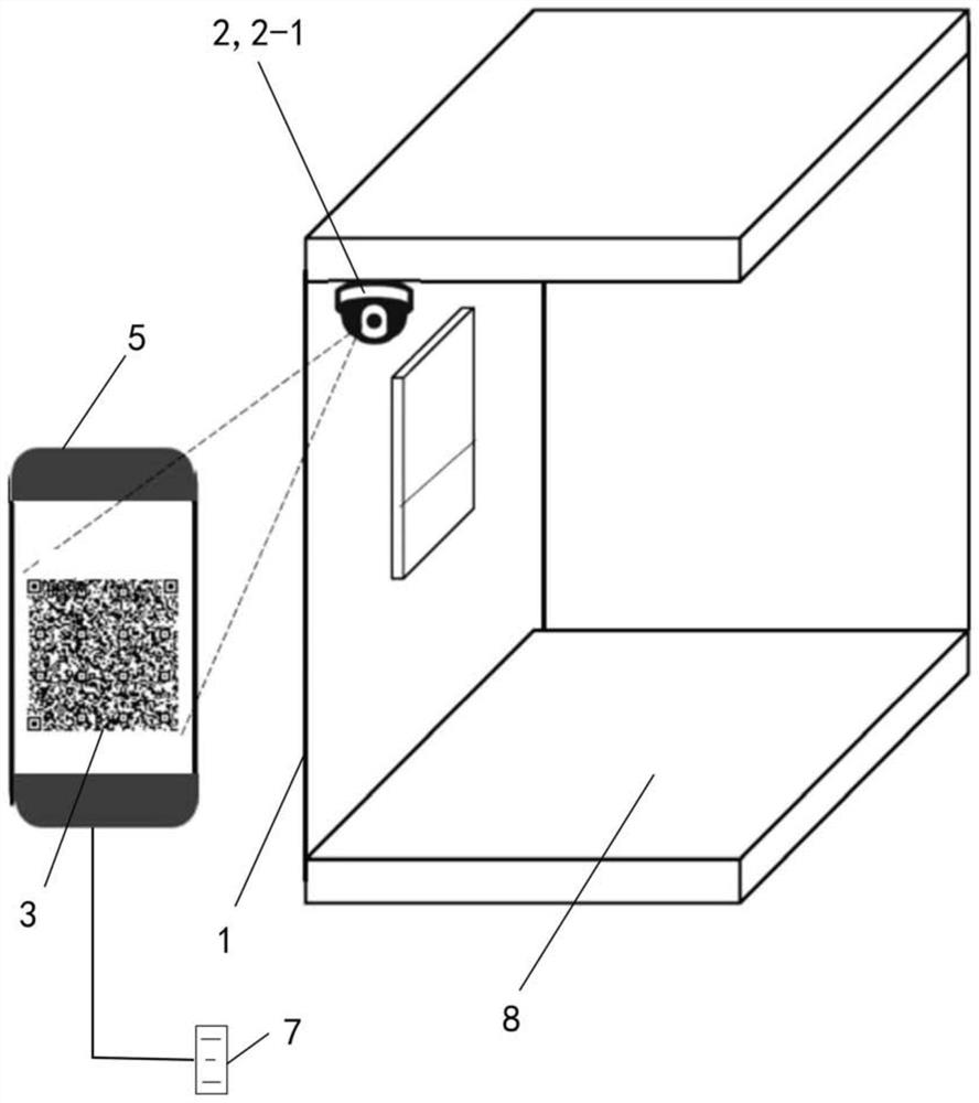 Method for operating passenger transport device using graphic code and passenger transport device