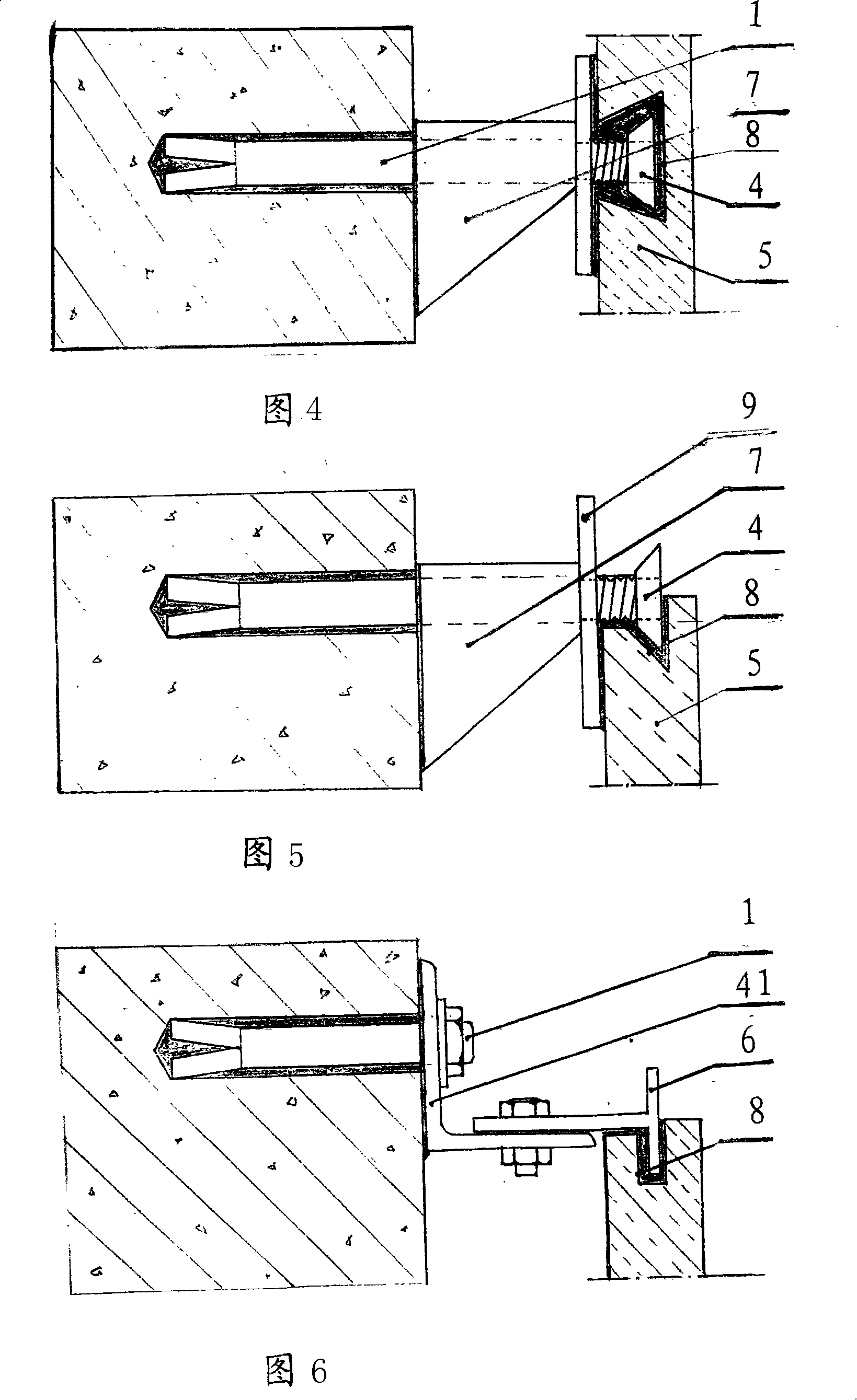 Mounting method for enhancing, expanding expansion screw bolt functions