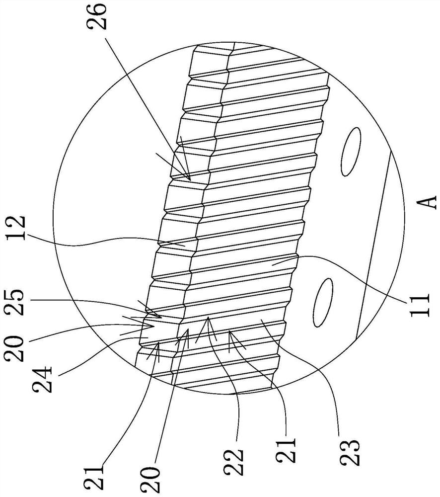 Planet wheel thread rolling plate and thread rolling process thereof