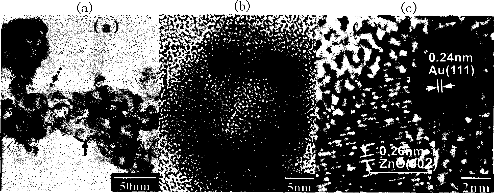 Noble metal/zinc oxide compound nano-hollow sphere and preparation method thereof