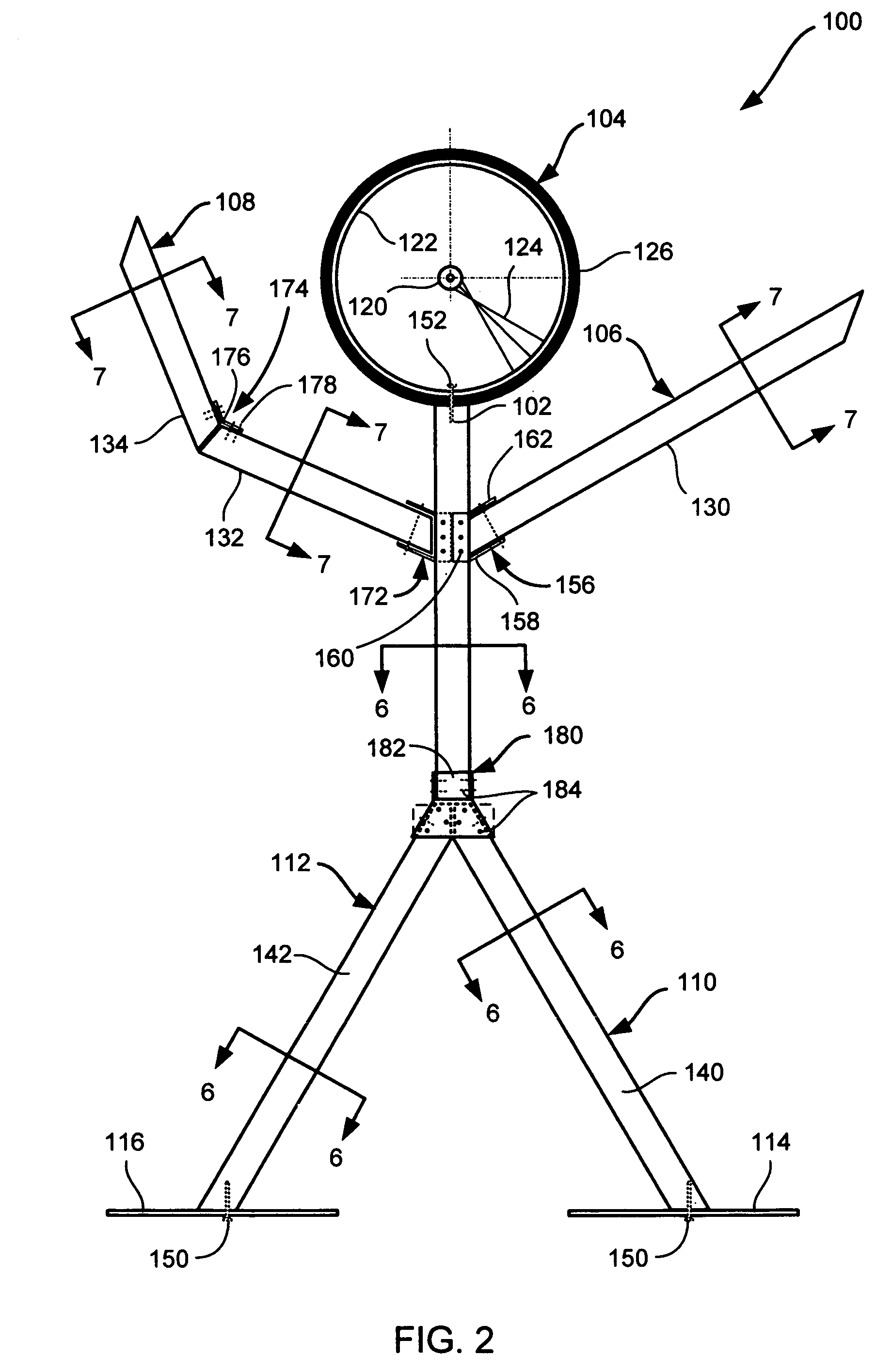Structure for conveying information to an observer