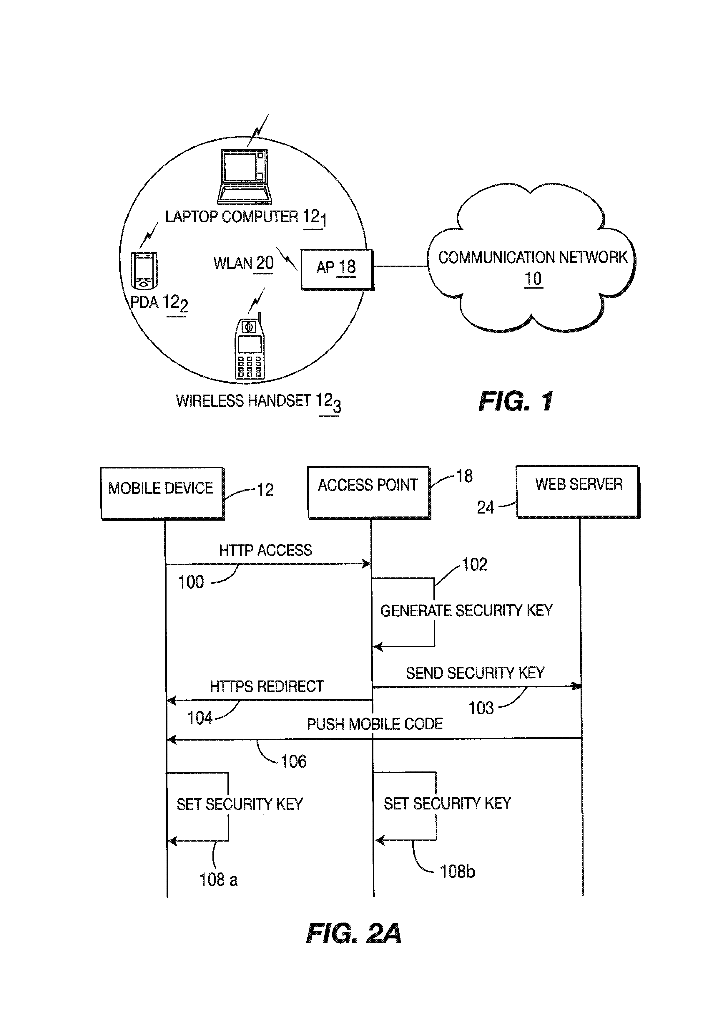 Method and apparatuses for secure, anonymous wireless LAN (WLAN) access