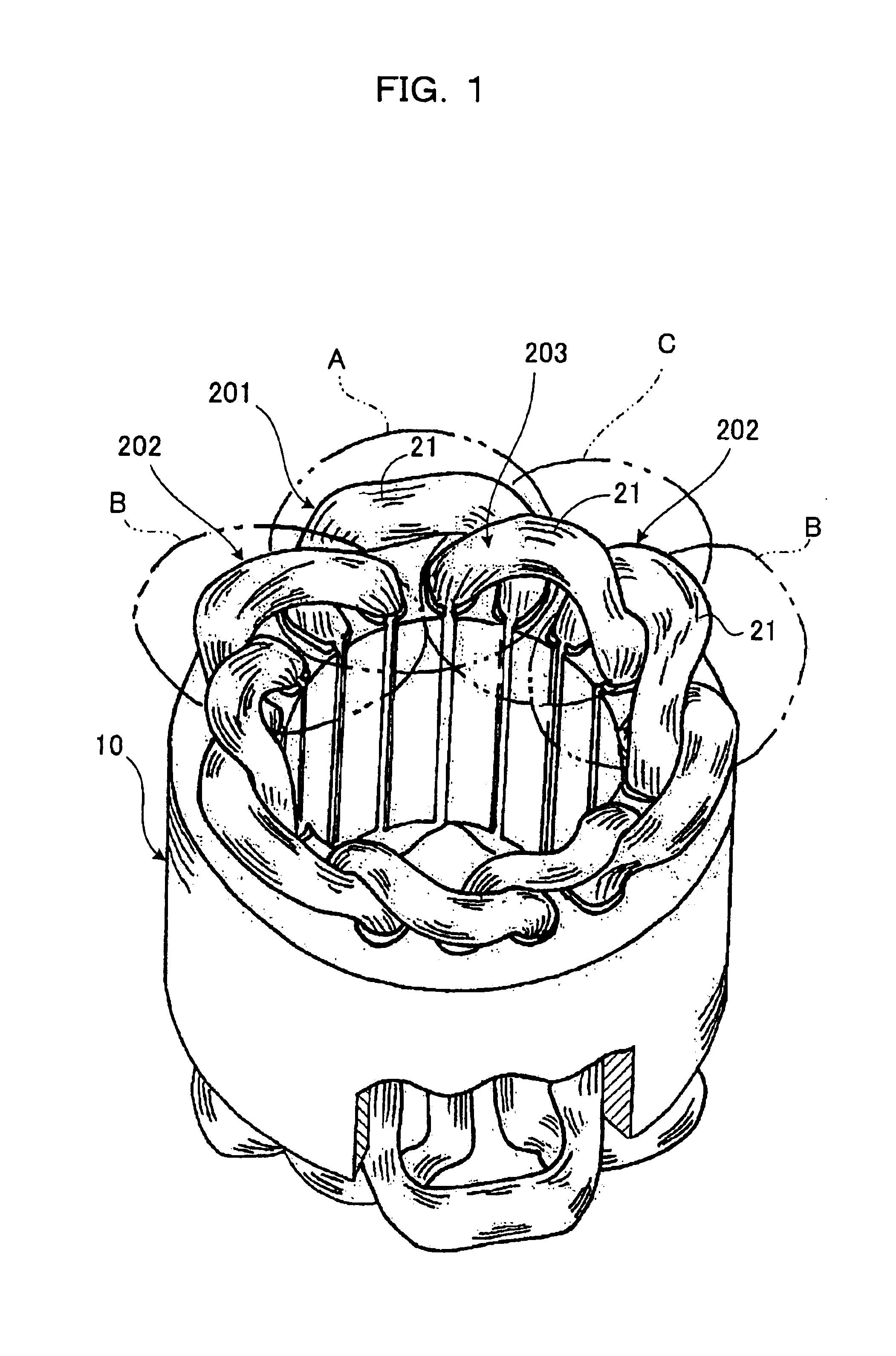 Brushless motor and hermetic compressor assembly including the same motor