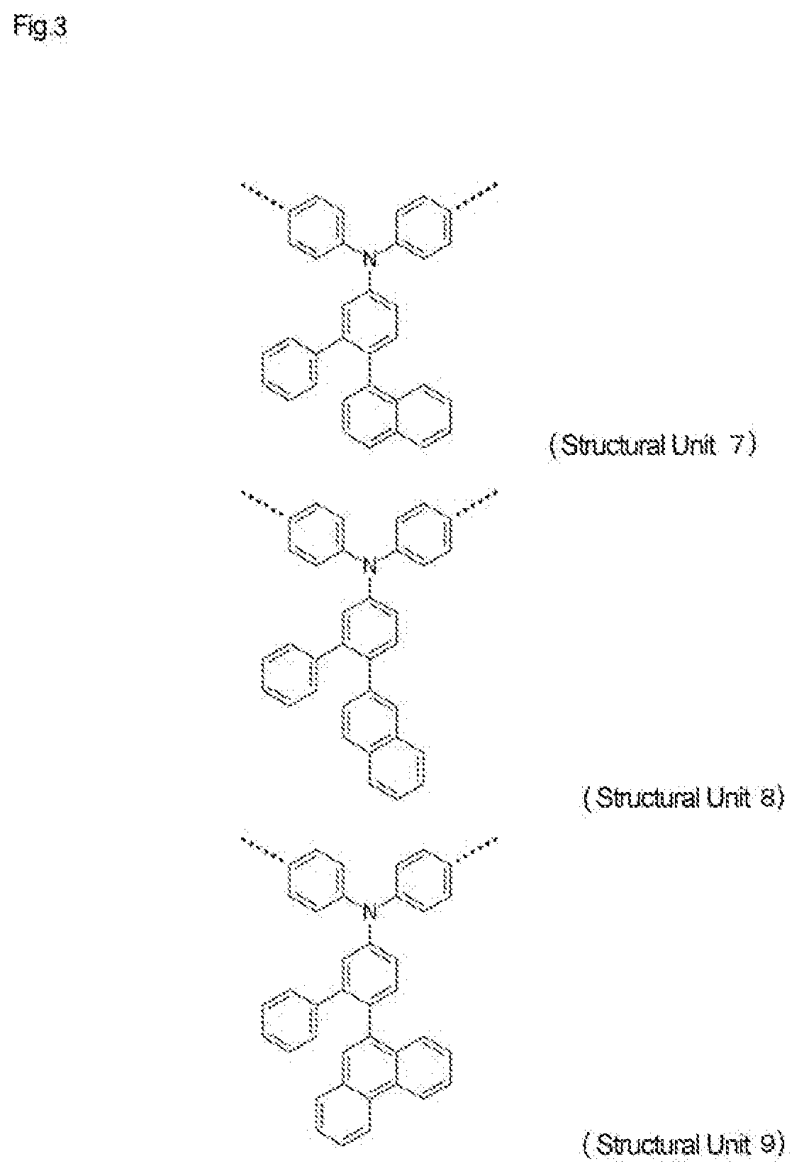 High-molecular-weight compound having substituted triarylamine skeleton