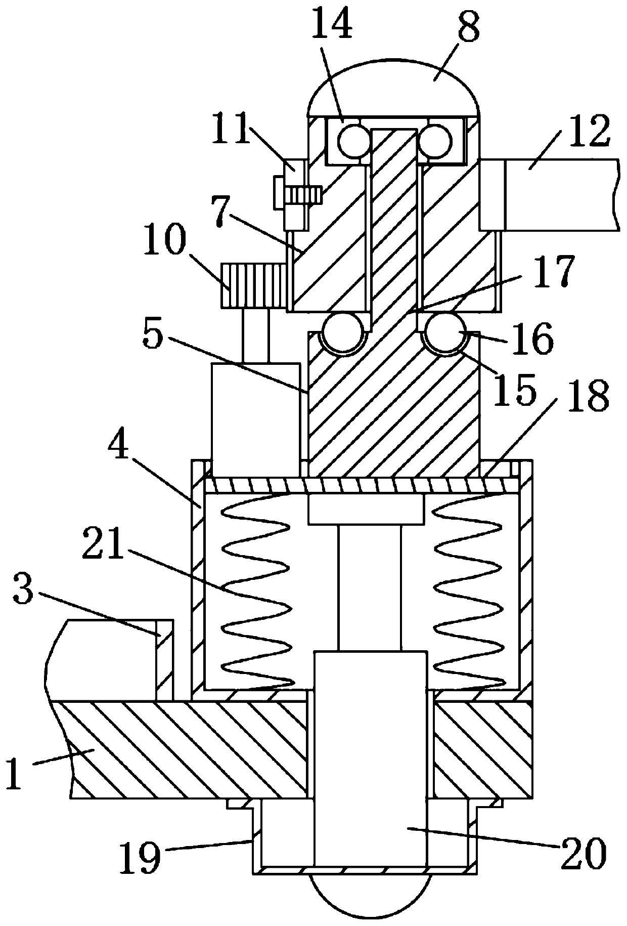 A handling machine with a rotatable manipulator