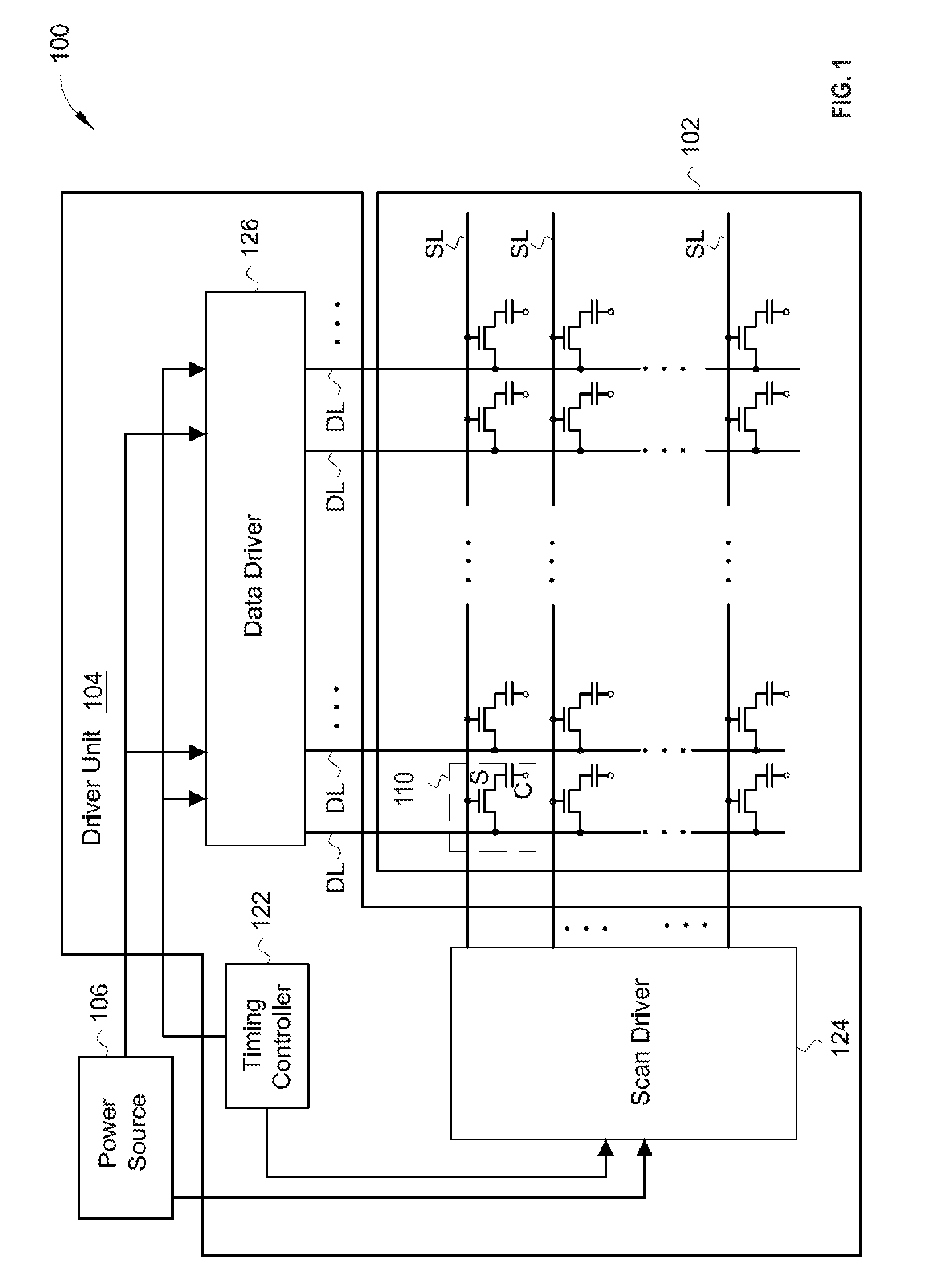 System and method for handling image data transfer in a display driver