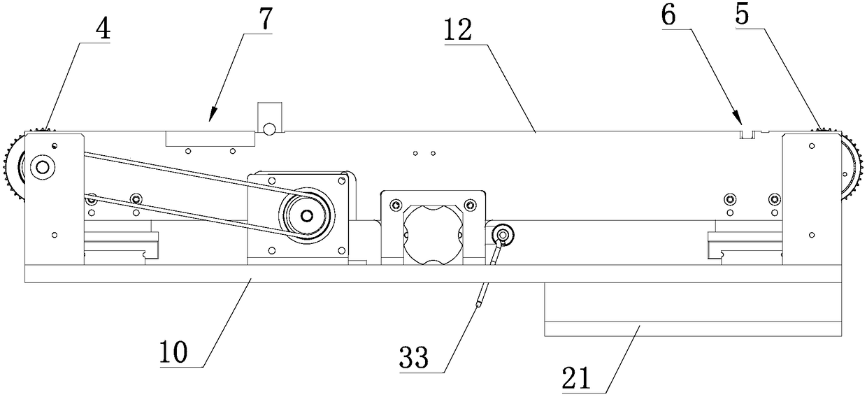 Reel type take-up device in recording equipment