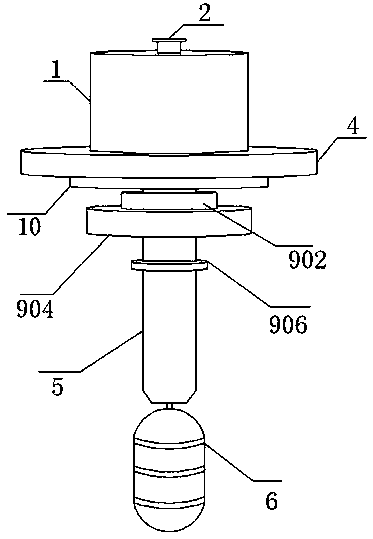 A protective liquid level switch for high-temperature boiler