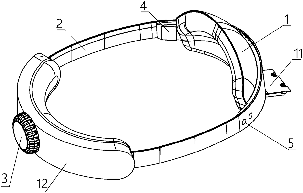 Head-mounted equipment, wearing device thereof and adjustment method of head-mounted equipment
