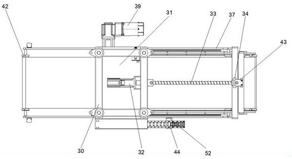 Belt telescopic device stable in conveying