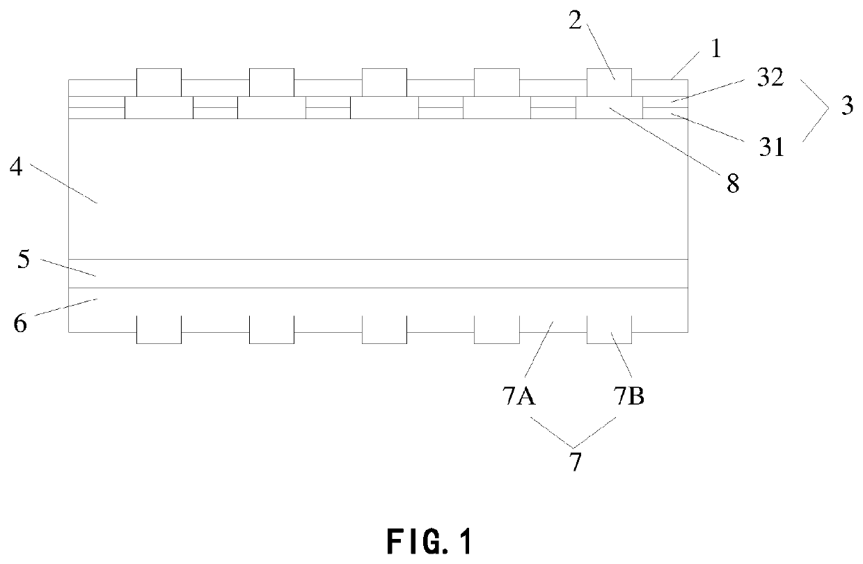 Bifacial p-type perc solar cell and module, system, and preparation method thereof