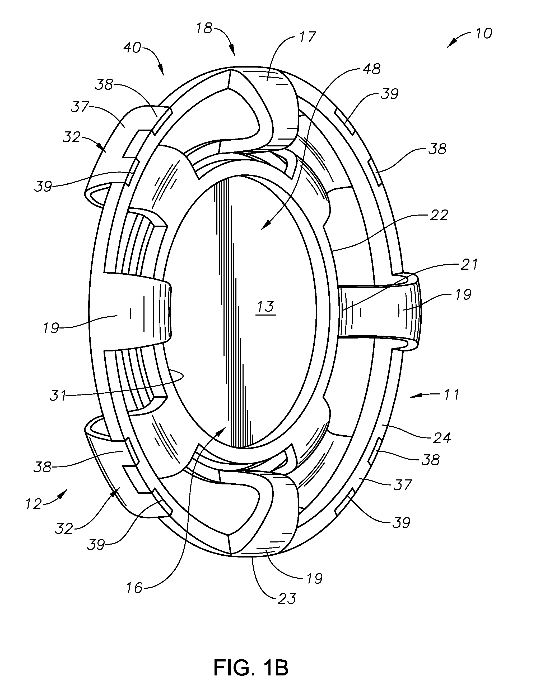 Curvature changing accommodative intraocular lens