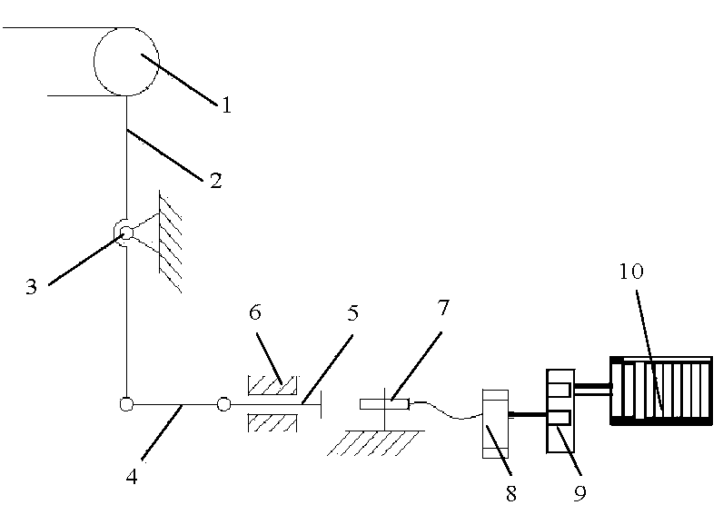 Method and device for detecting cutting line tension of non-contact multi-line cutting machine