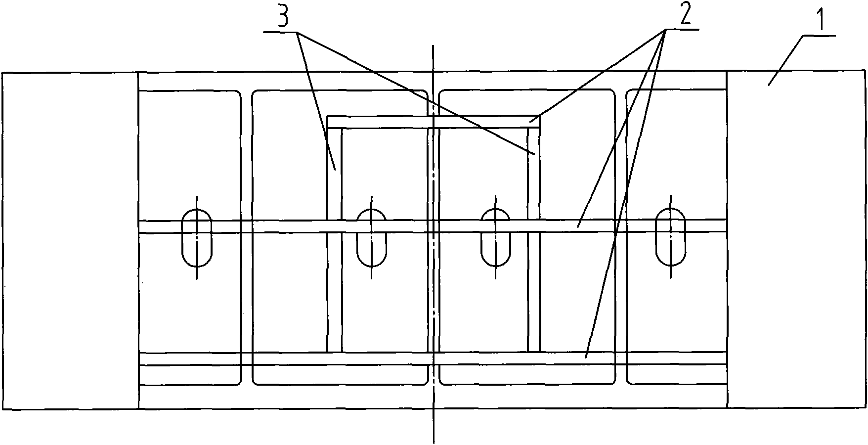 On-line repairing method for fractured upper beam for hydraulic press casting and structure reinforcing device