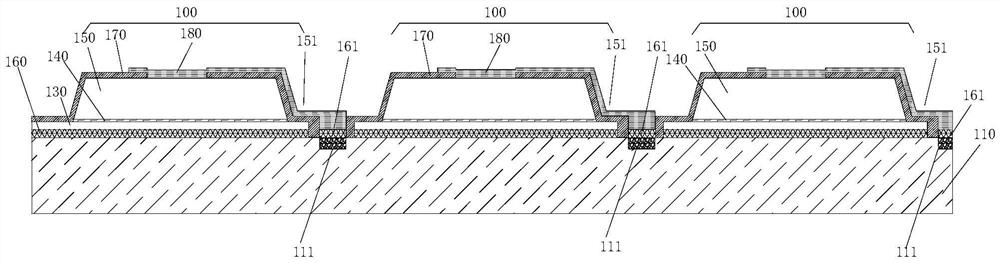 Micro-LED micro display chip and manufacturing method thereof