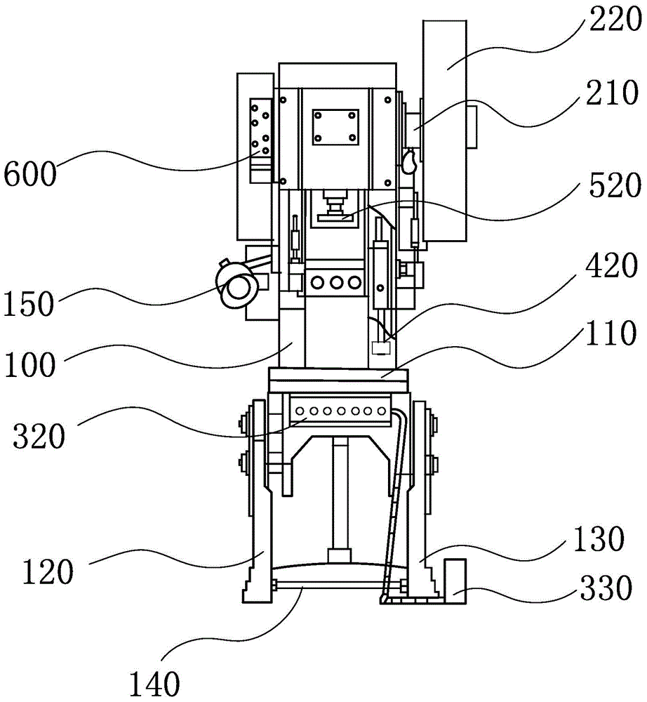 Tiltable press