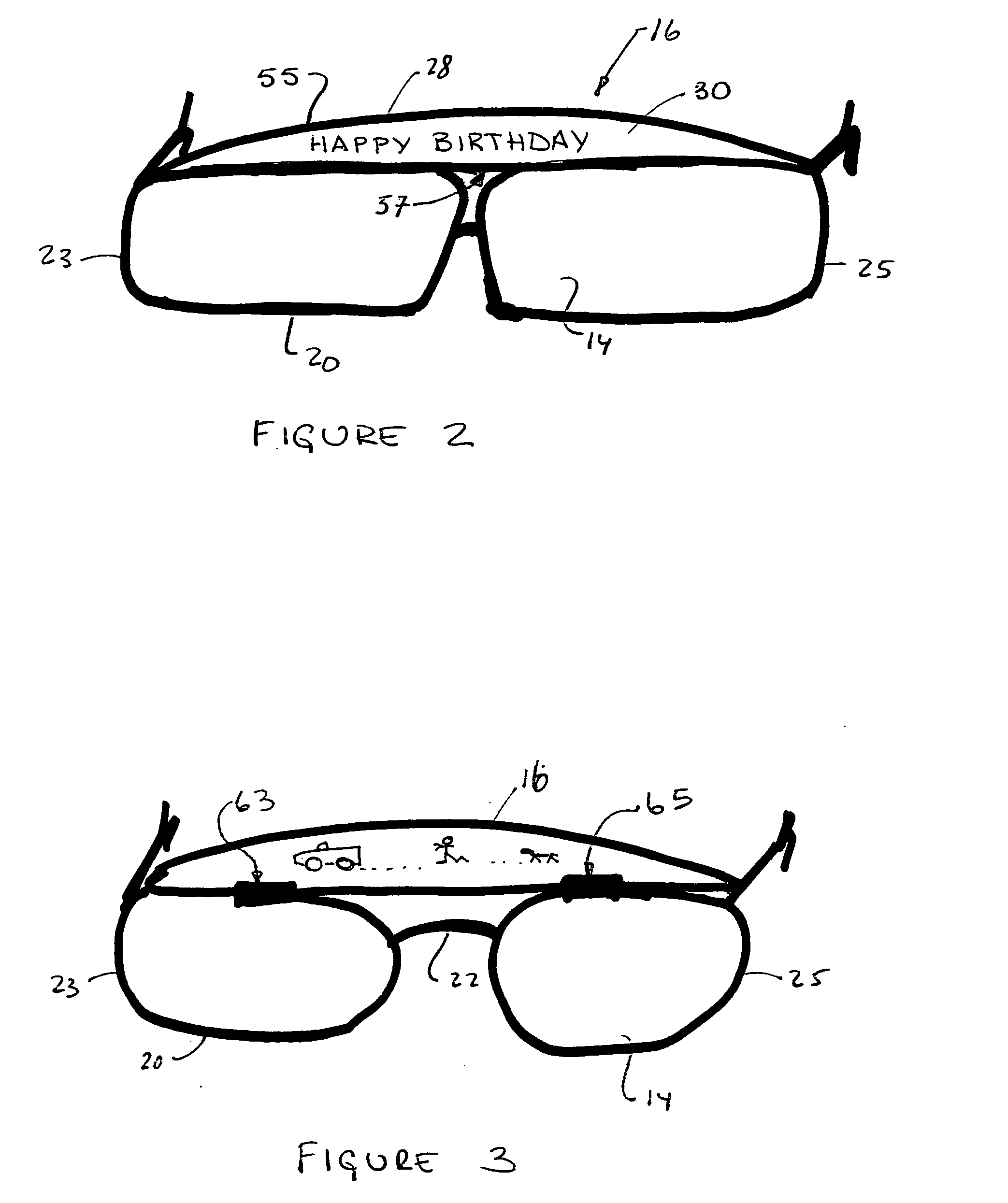 Interactive eye glasses