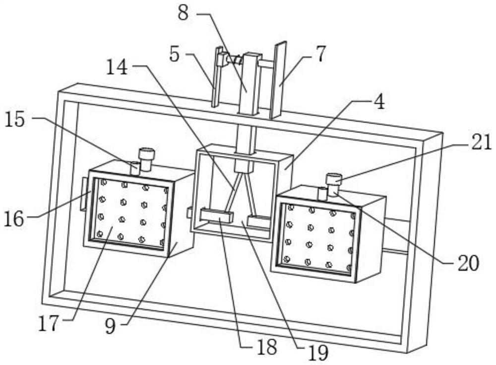 Comfortable eye fatigue relieving device for ophthalmology department