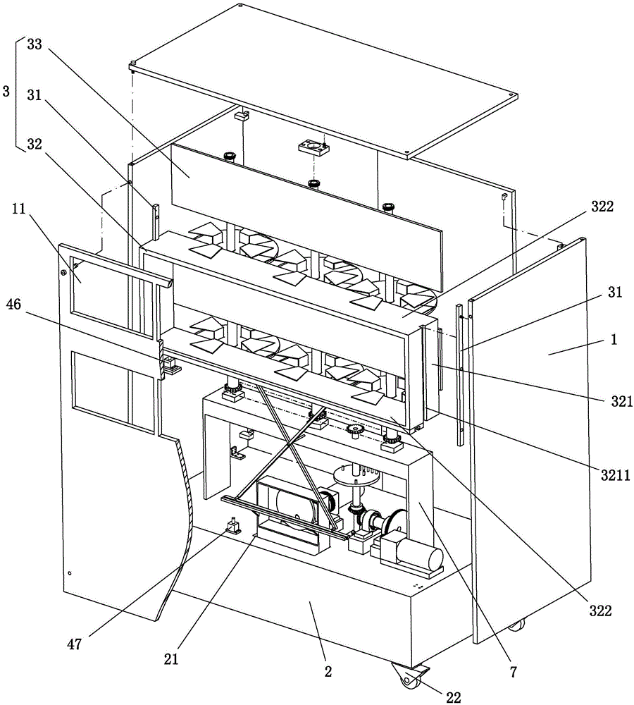 Multifunctional display cabinet