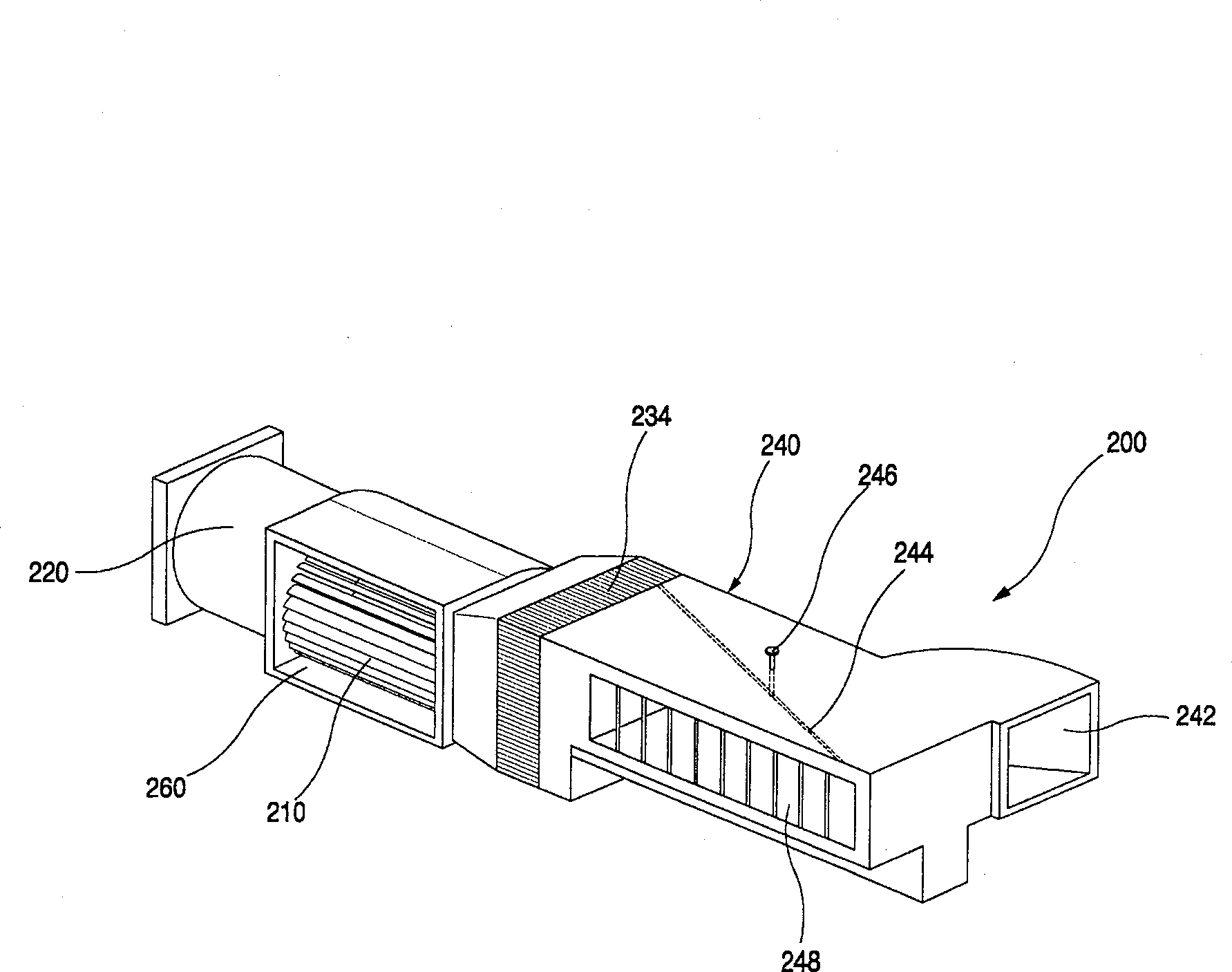 Window type ventilating system
