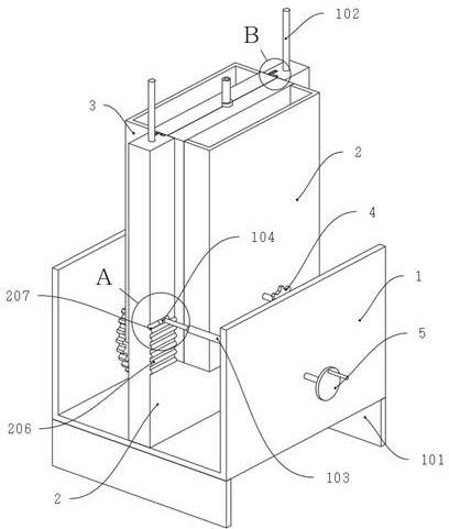 Casting device with auxiliary bubble elimination function based on precision part casting process