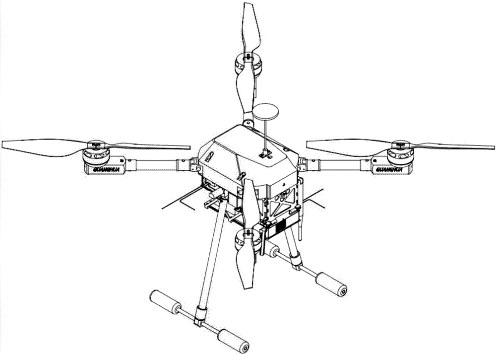 Novel four-rotor-wing unmanned aerial vehicle control system