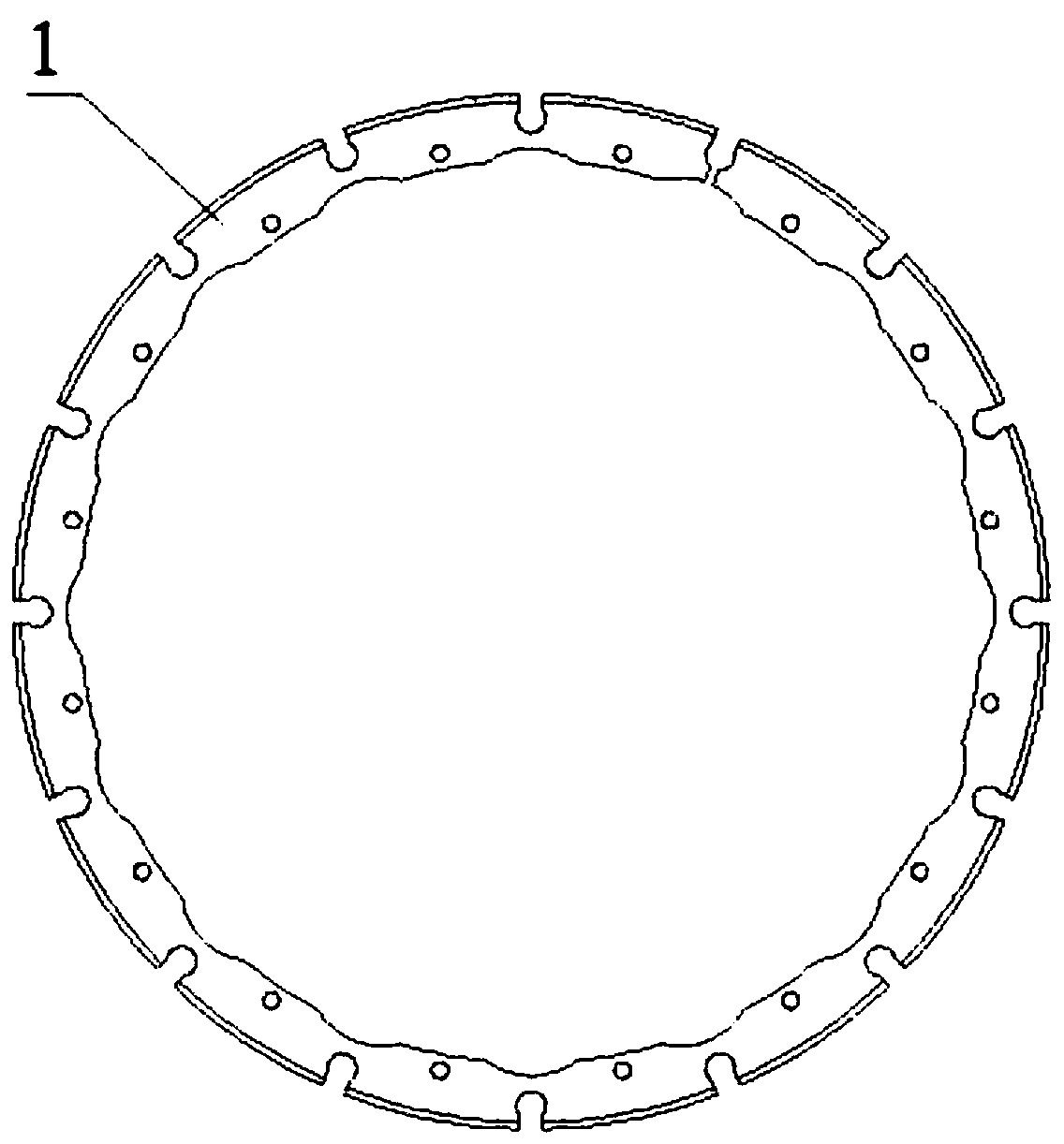 Method for machining outer circumferential surface groove of thin-wall disc-shaped workpiece