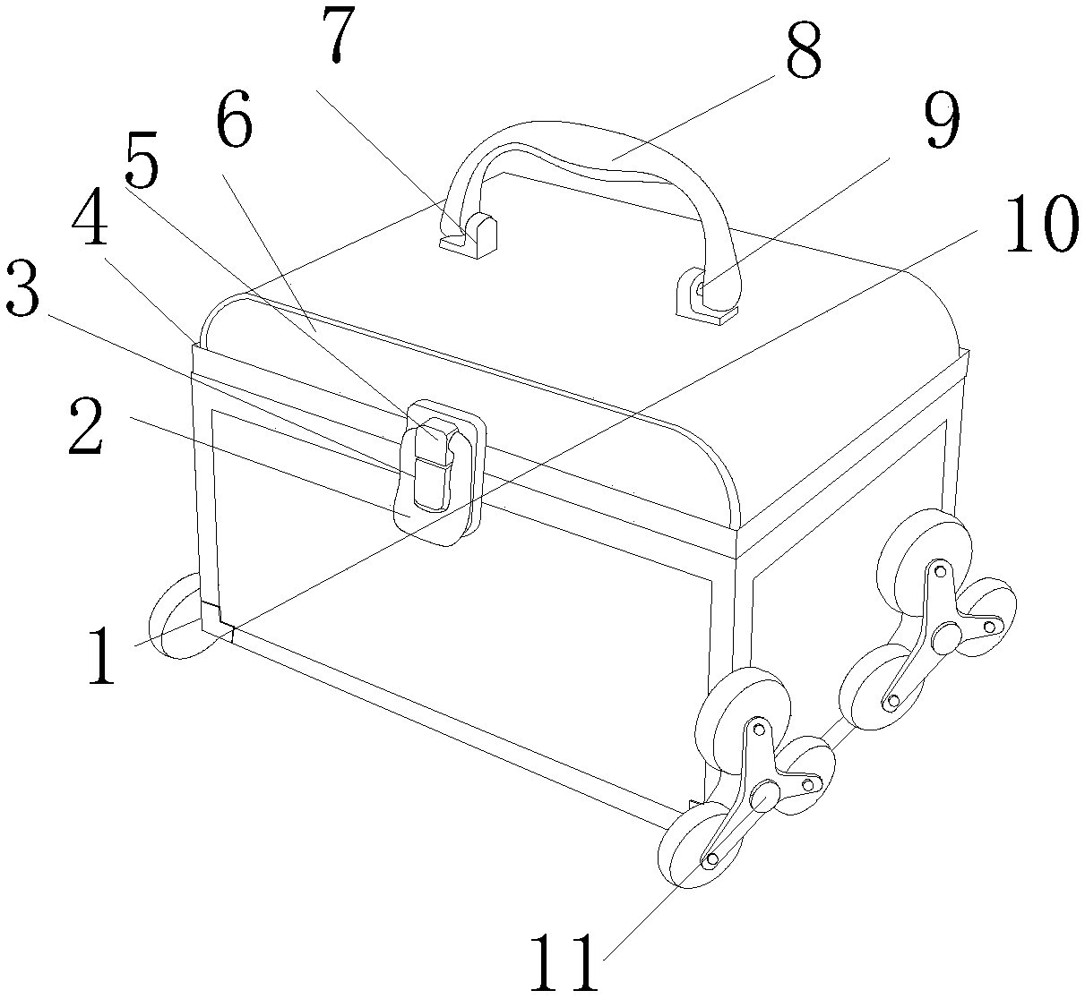 Outdoor convenient medical first aid box