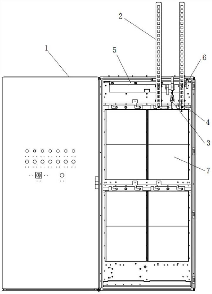 An equipment hoisting structure