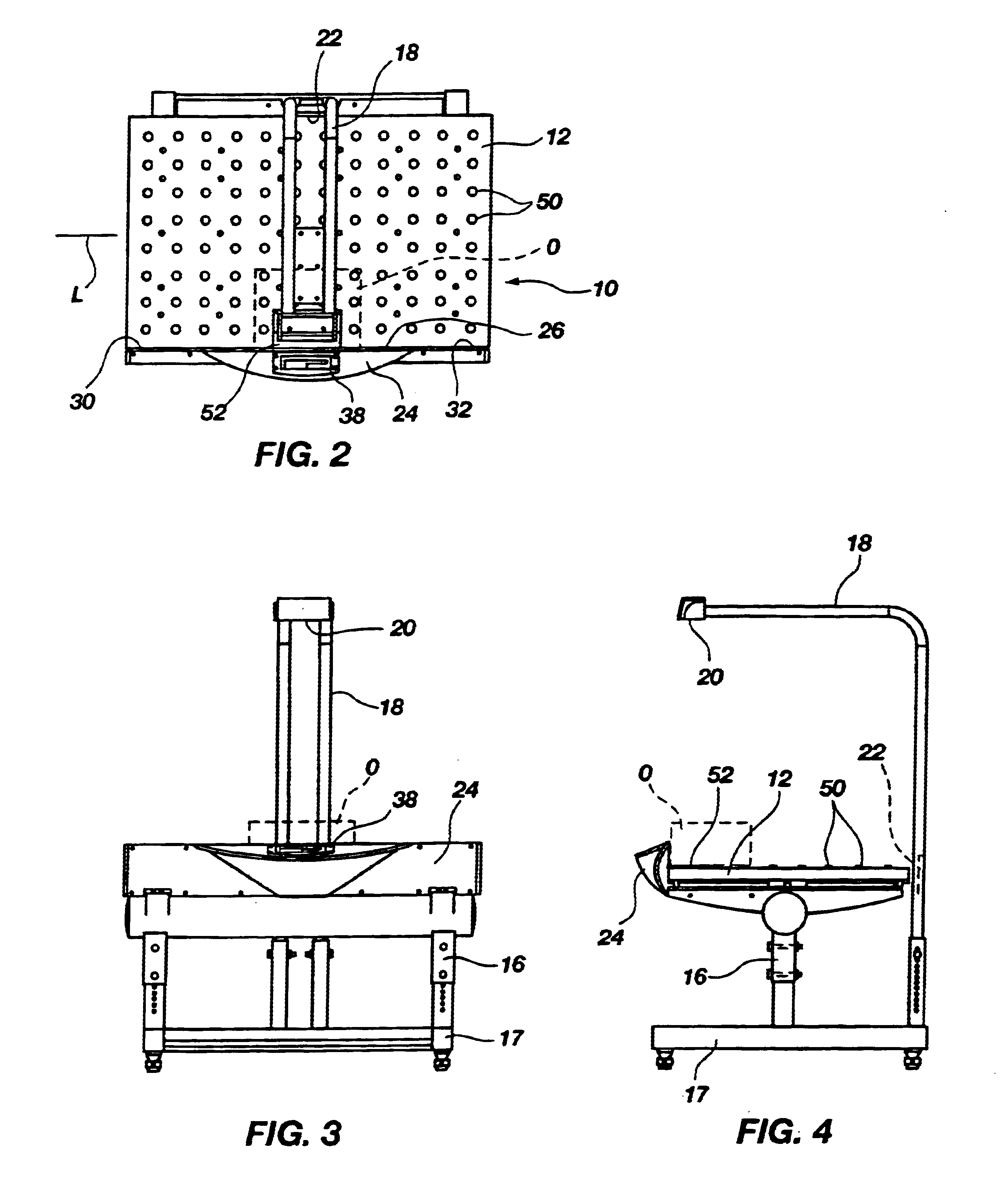 Dimensioning system and method of dimensioning